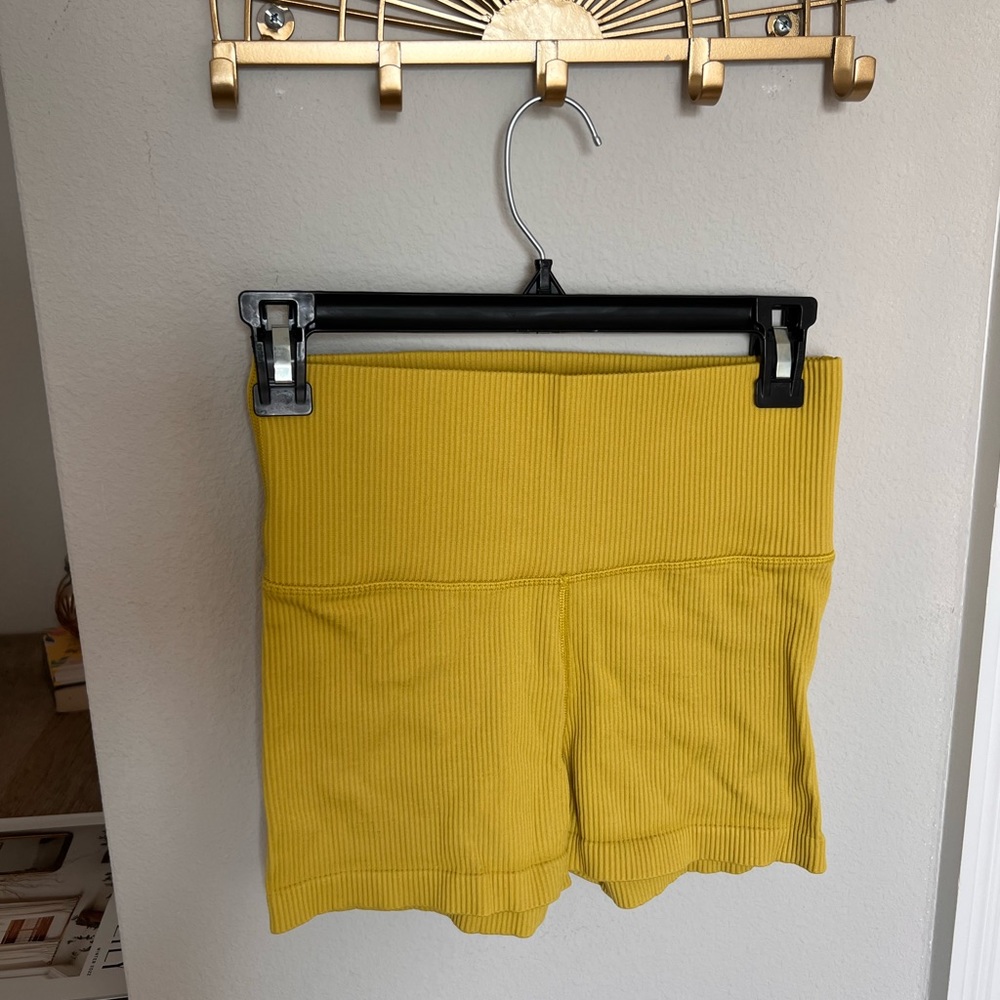 Aerie ribbed biker shorts
